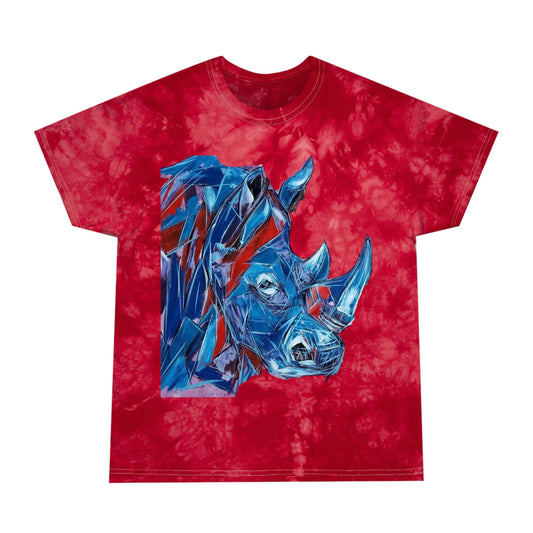 African Rhino Tie-Dye Tee, Crystal