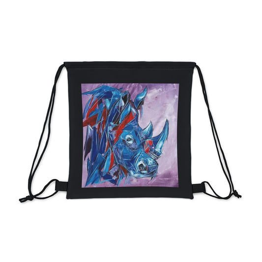 Blue Rhino Black Trim Outdoor Drawstring Bag