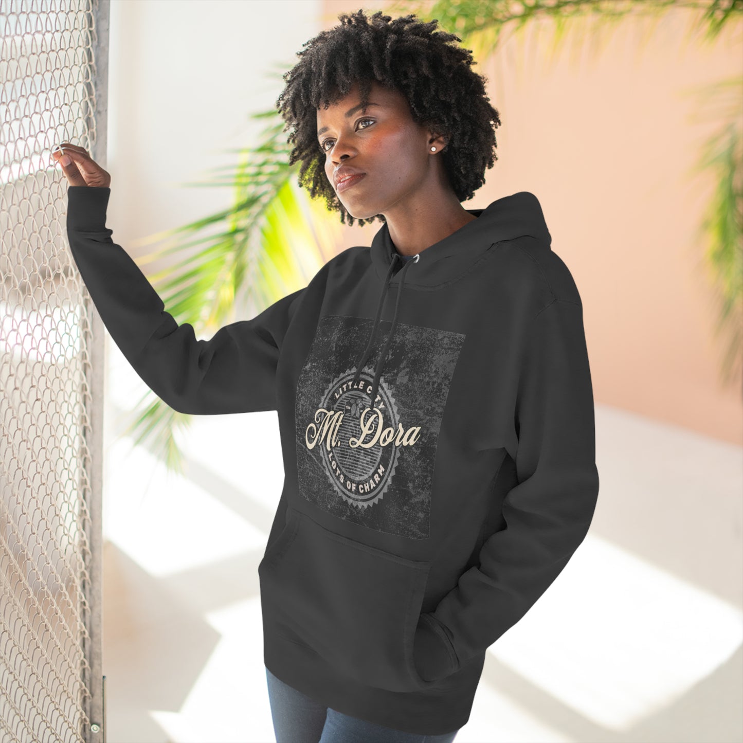 Mt. Dora Little City, Lots of Charm Unisex Premium Pullover Hoodie