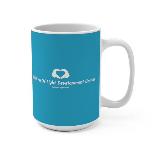 Delightful "Children of Light Development Center" Ceramic Coffee Mug 15oz