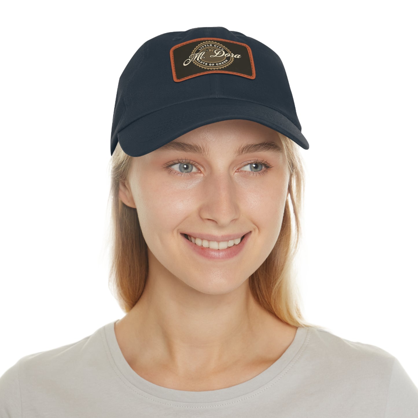 Mt. Dora Charm Hat with Leather Patch