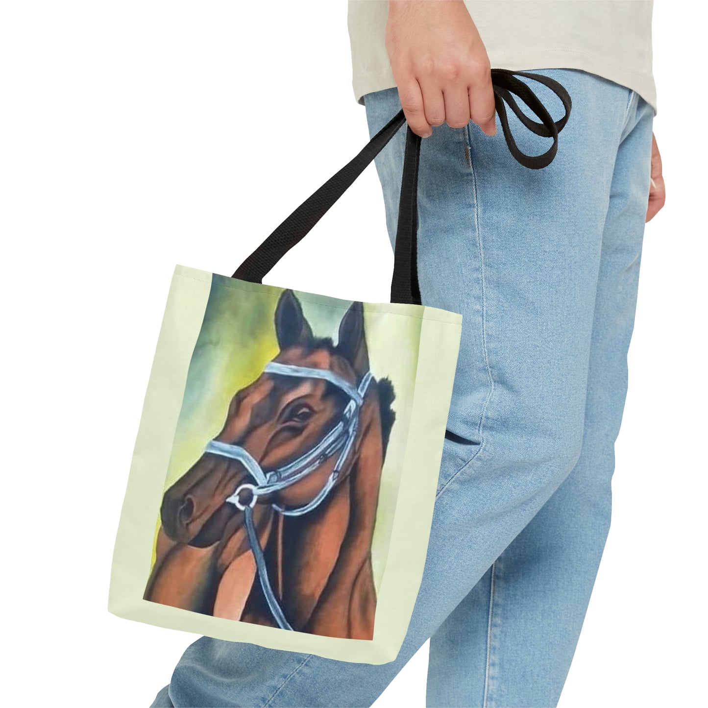 "The Mare" Tote Bag - The Perfect Bag for Horse Lovers - Artwork designed by African Artist, Wambi Joseph