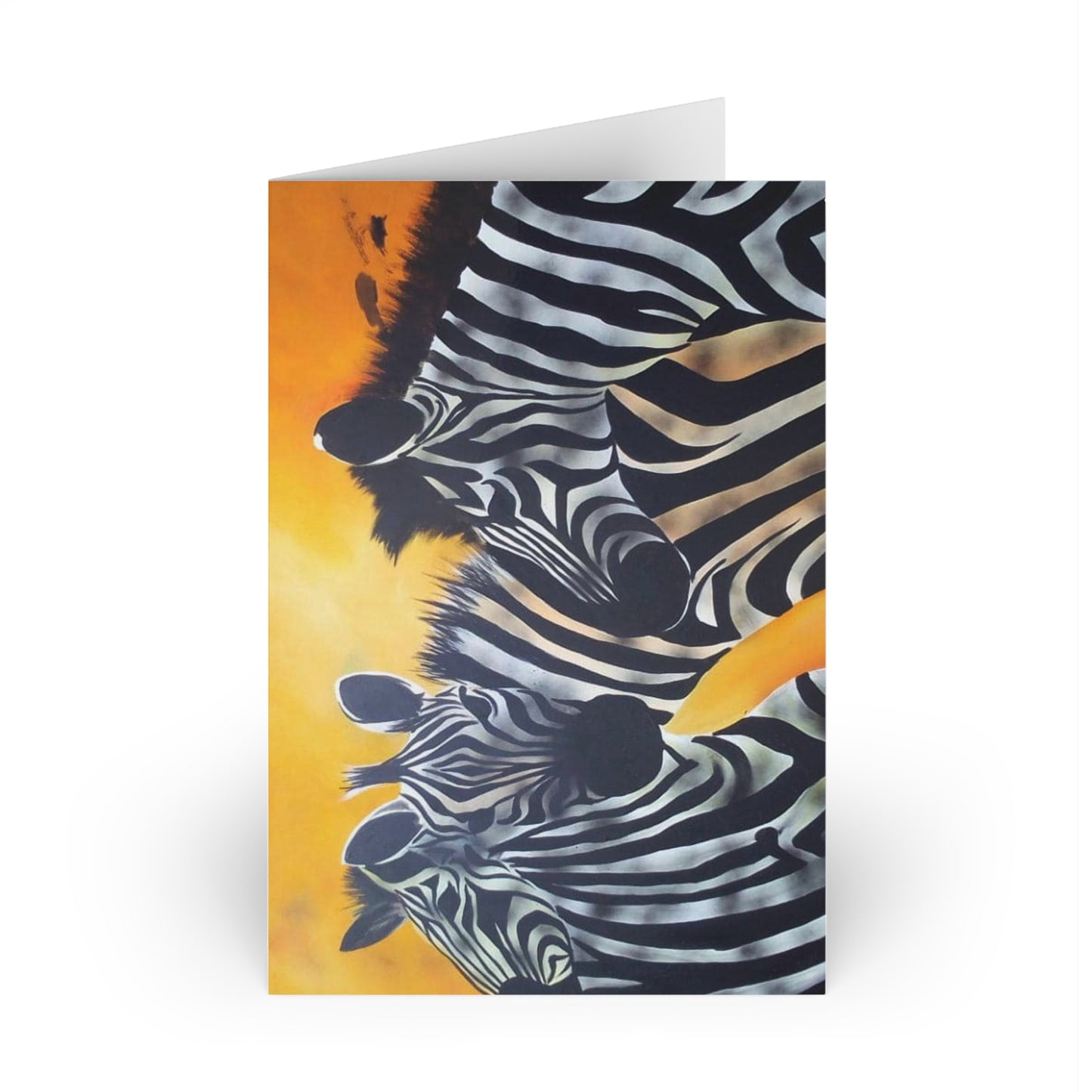 Zebra Greeting Cards (10-pcs)