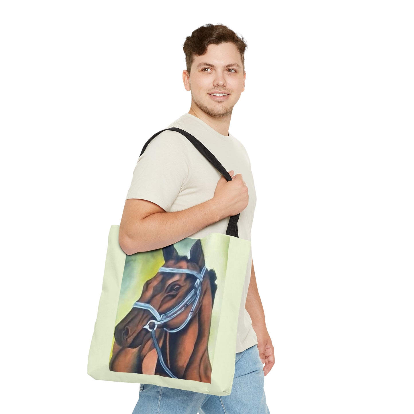 "The Mare" Tote Bag - The Perfect Bag for Horse Lovers - Artwork designed by African Artist, Wambi Joseph