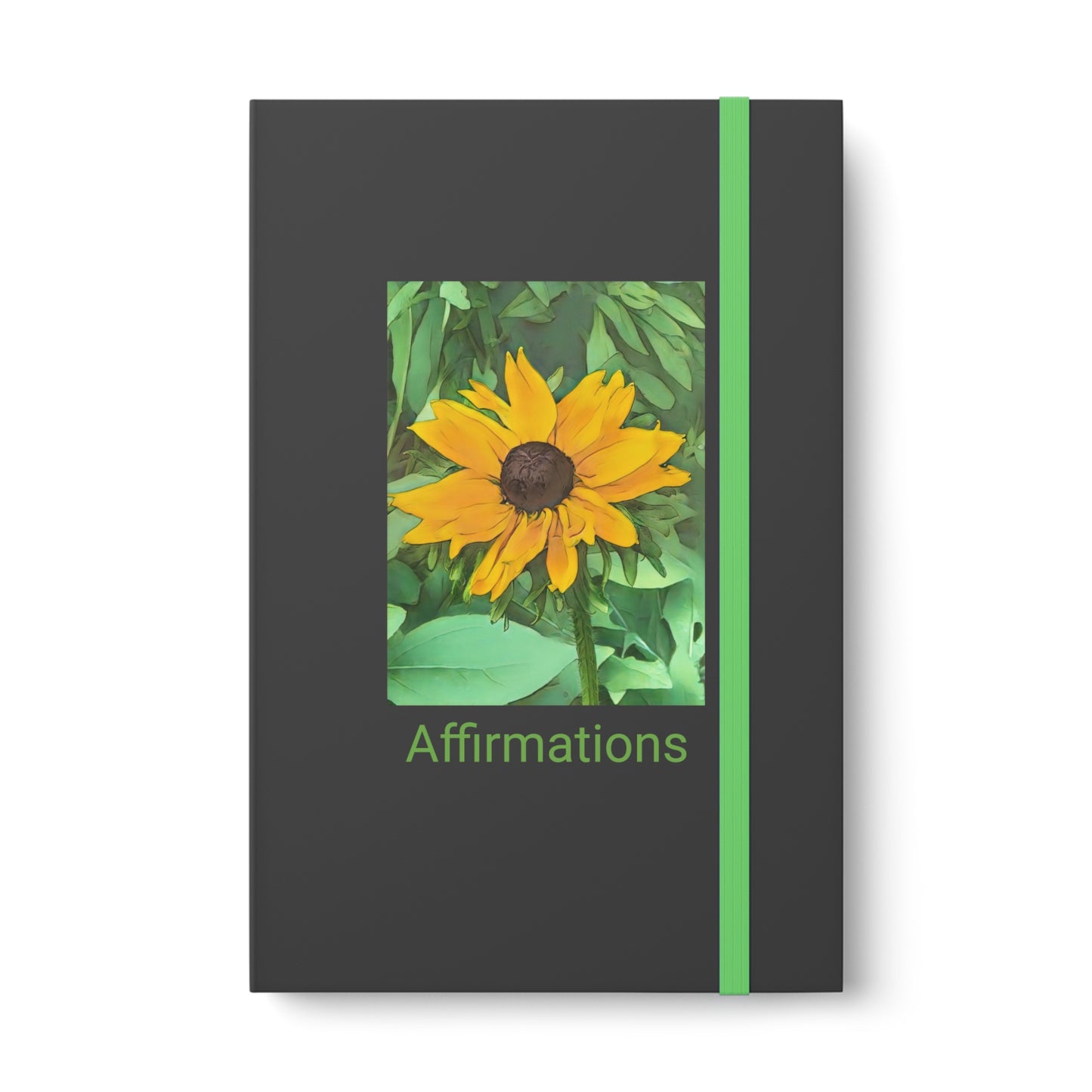 Floral Affirmation Journal with 192 Ruled pages