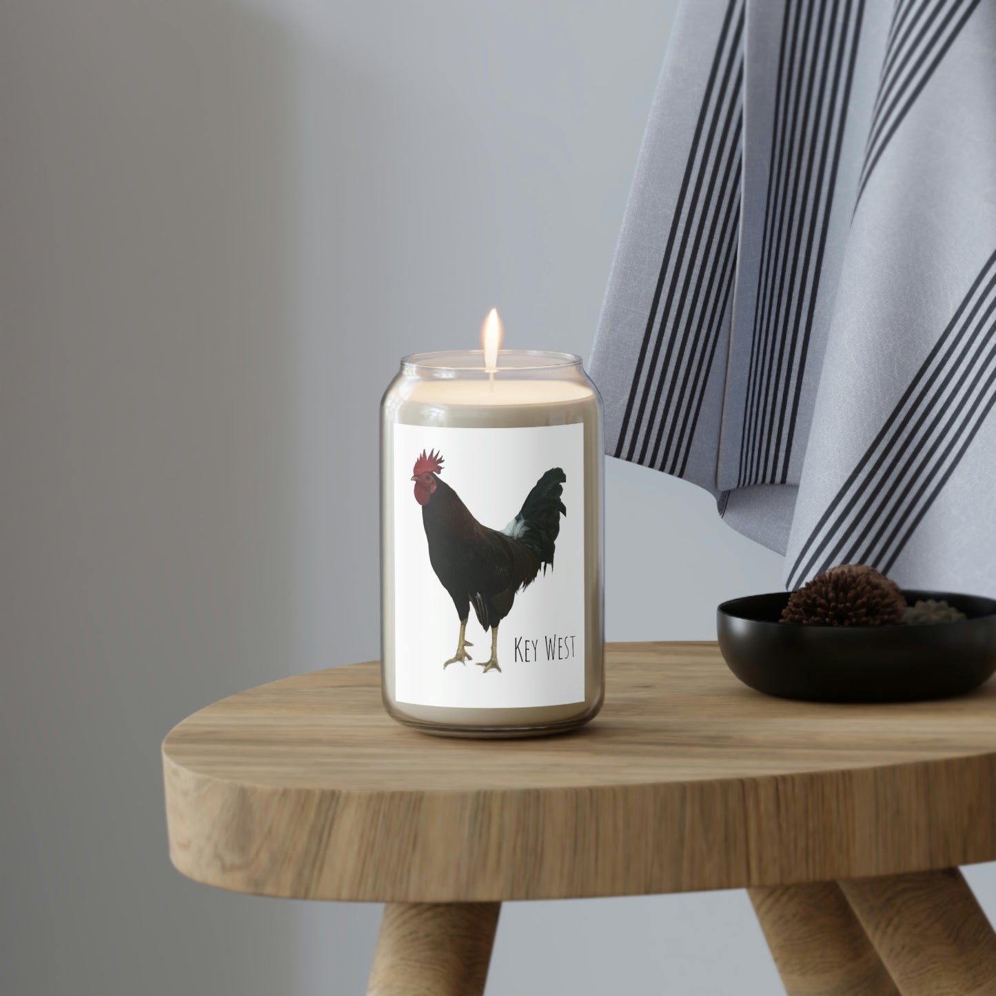 "Key West Rooster" Scented Candle, 13.75oz