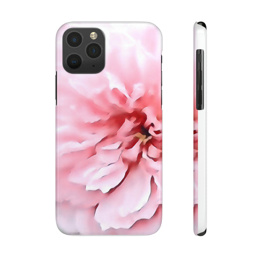 Floral Pink Rose Slim Phone Cases, Case-Mate