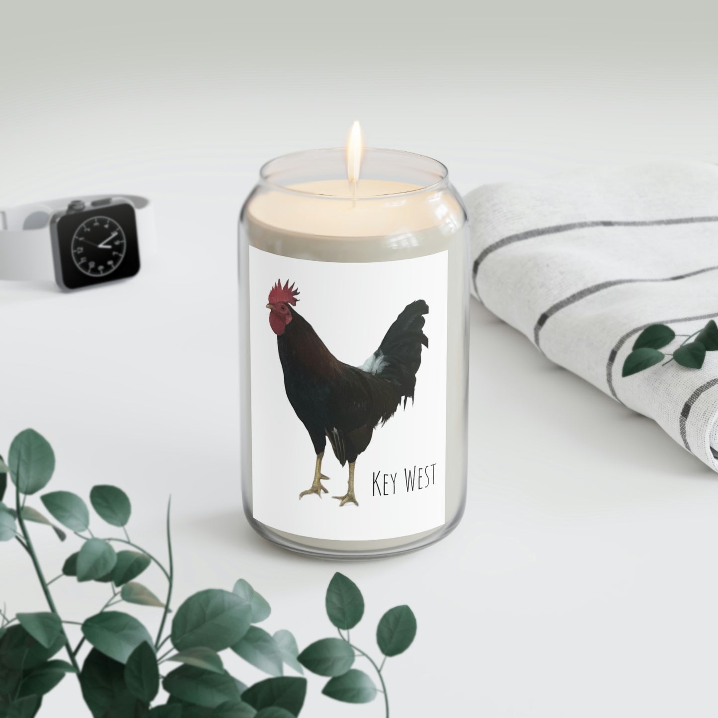 "Key West Rooster" Scented Candle, 13.75oz